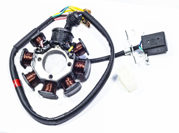 Статор генератора GR7 двиг. ZS 172FMM (воздушный) pitbikemarket.ru