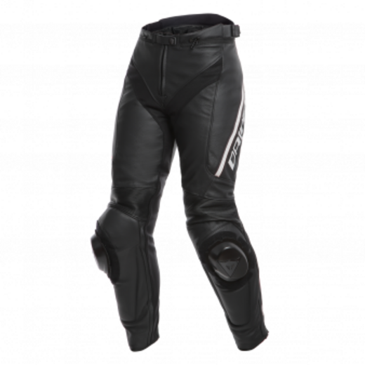 Брюки кож. DELTA 3 LADY BLACK/BLACK/WHITE 38 pitbikemarket.ru