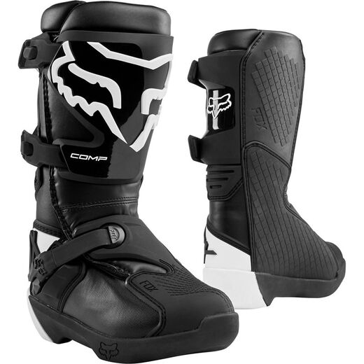 Мотоботы подростковые Fox Comp Youth Boot Black 1 (24014-001-1) pitbikemarket.ru