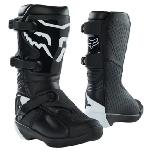 Мотоботы подростковые Fox Comp Youth Boot Black, Y7, 2021 (27689-001-7) pitbikemarket.ru