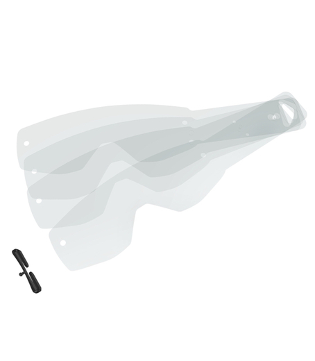 Пленка для очков Works Tear Off fits Hustle MX PAK-10 pitbikemarket.ru