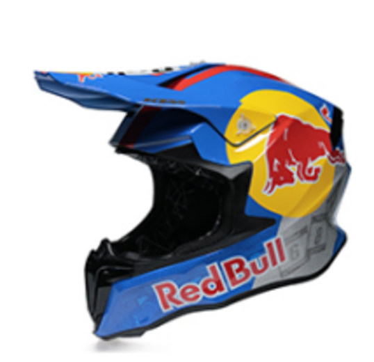 Шлем кроссовый  198 "Red Bull" Blue M pitbikemarket.ru