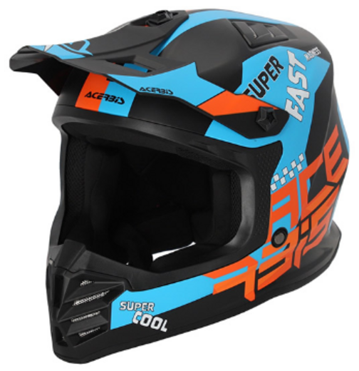 Шлем детский Acerbis PROFILE JUNIOR Black/Orange, XL (53-54) pitbikemarket.ru