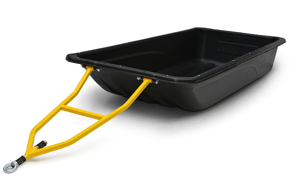 Сани волокуши с обвязкой (без полозьев) Тайга-1900 (1900x800x300) для снегохода, мотобуксировщика, рыбалки, охоты. Ширина дна 550. pitbikemarket.ru