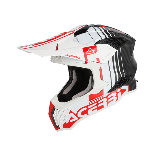 Шлем Acerbis AIRSTRIKE-C White/Red, XL pitbikemarket.ru