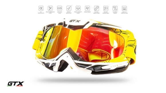 Очки для мотокросса Nenki mirr/yellow pitbikemarket.ru