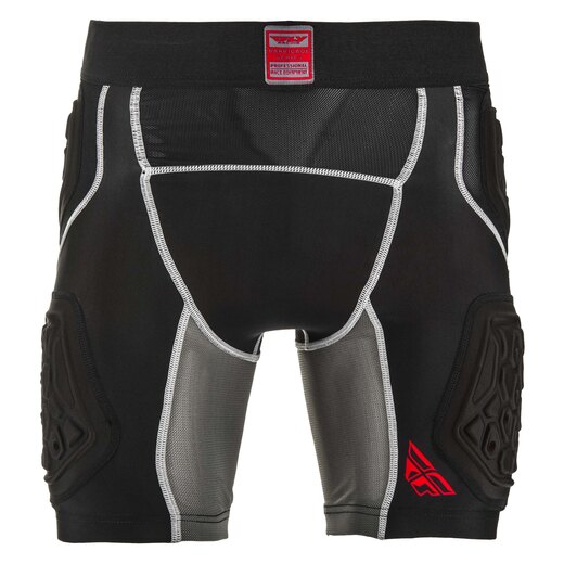 Шорты защитные FLY RACING BARRICADE COMPRESSION черные  M pitbikemarket.ru