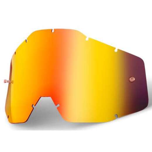 Линза 100% Racecraft/Accuri/Strata Anti-Fog Mirror Red (51002-003-02) pitbikemarket.ru