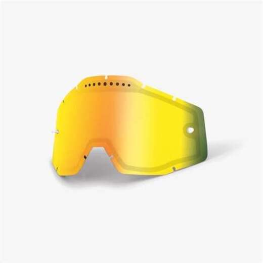 Линза 100% RC2/AC2/ST2 Replacement Lens Mirror Gold (51008-259-01) pitbikemarket.ru